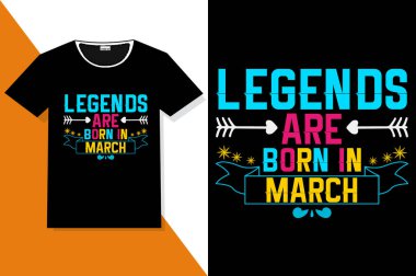 Efsaneler tişört tasarımında doğar