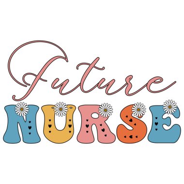 Retro hemşire süblimleşme tişört tasarımı, moda hemşire tasarımı