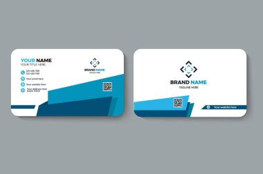 Modern kartvizit, yaratıcı kartvizit şablonu, kurumsal kartvizit