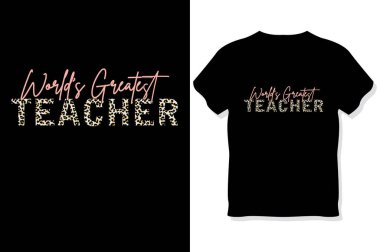 Harika Retro dalgalı Öğretmen tipografi tişörtü tasarımı