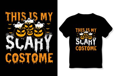 Retro Halloween SVG Süblimleşme Tasarımı