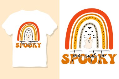 Retro Halloween SVG Süblimleşme Tasarımı