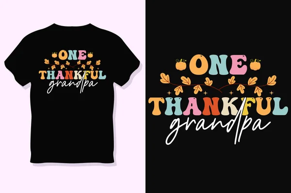 Dia Ação Graças Shirt Design Retro Graças Dando Svg — Vetor de Stock