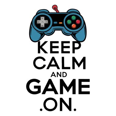 Oyun tipografisi t-shirt tasarım vektörü ögesi