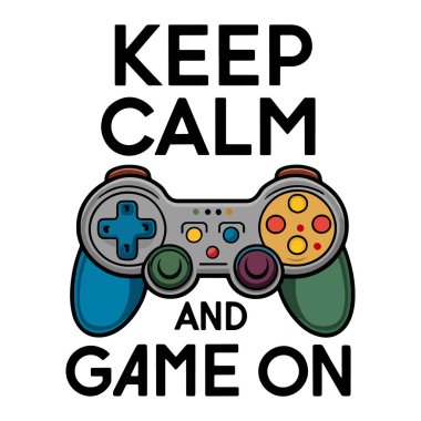 Oyun tipografisi t-shirt tasarım vektörü ögesi