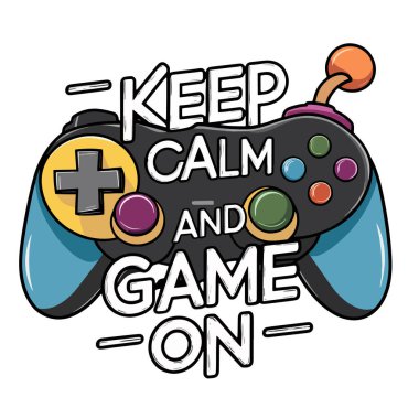 Oyun tipografisi t-shirt tasarım vektörü ögesi