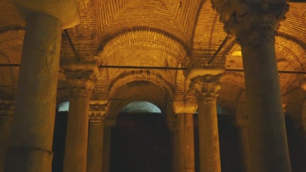 Istanbul Turquie Mai 2019 Agrafe Inclinable Des Arches Des Colonnes — Video