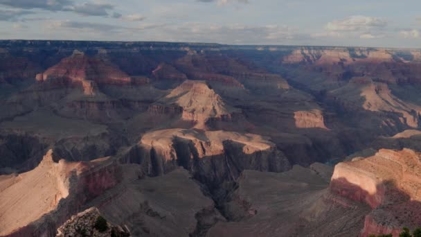 Coucher Soleil Zoom Avant Grand Canyon Hopi Point Dans Grand — Video
