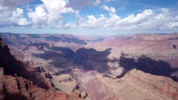 Lapso Tempo Manhã Panning Ponto Lipan Canyon Grande Arizona Eua — Vídeo de Stock