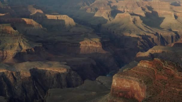 Pôr Sol Inclinar Tiro Canyon Grande Ponto Hopi Arizona Eua — Vídeo de Stock