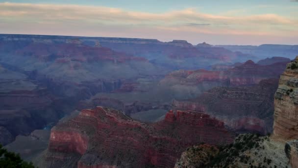 Arizona Abd Deki Büyük Kanyon Ulusal Parkı Ndaki Sıçrama Noktasından — Stok video