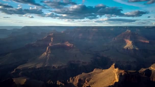 Arizona Abd Deki Büyük Kanyon Ulusal Parkı Nda Gün Batımının — Stok video