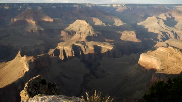 Tarde Ponto Hopi Grande Canyon Parque Nacional Arizona Eua — Vídeo de Stock