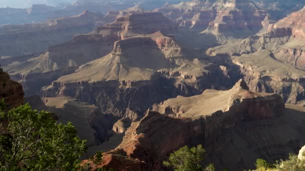 Délutáni Serpenyő Grand Canyon Powell Point Tól Grand Canyon Nemzeti — Stock videók