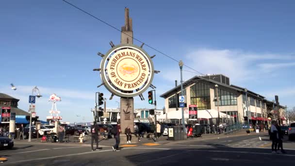 Dusk Shot Dari San Francisco Oakland Bay Bridge San Francisco — Stok Video