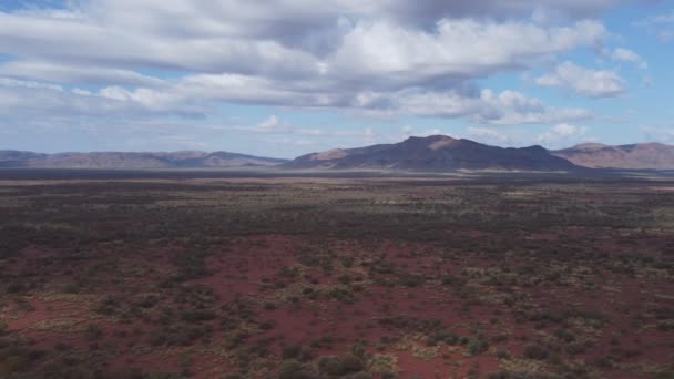 Vista Panorâmica Aérea Olhando Para Parque Nacional Karijini Austrália Ocidental — Vídeo de Stock