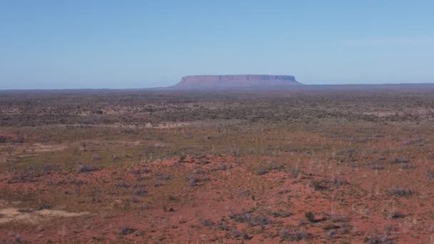 Matin Hiver Vue Aérienne Ascendante Conner Dans Territoire Nord Australie — Video