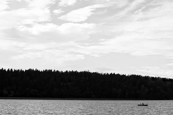 Yaz Boyunca Göl Manzarası — Stok fotoğraf