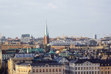Şehirdeki Yüksek Açı Görünümü
