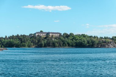 Scenic view of sea against sky during summer 
