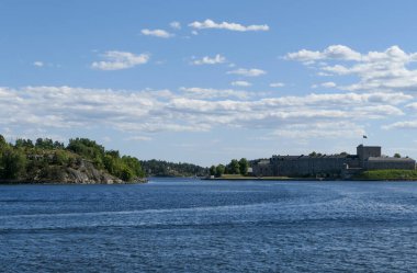 Scenic view of sea against sky during summer 