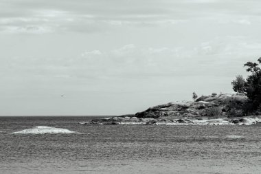 Scenic view of sea against sky during summer 