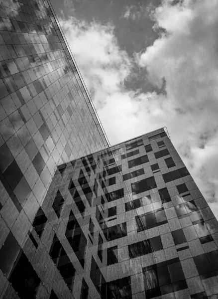 Low Angle View Modern Buildings Sky — стоковое фото
