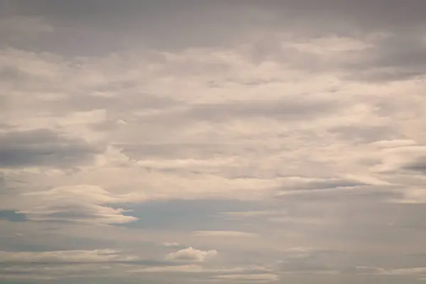 Wolken Lucht Tijdens Avond — Stockfoto