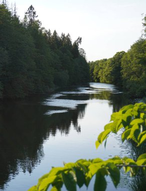 Scenic view of a river against sky