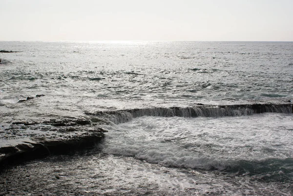 Живописный Вид Моря Фоне Чистого Неба — стоковое фото