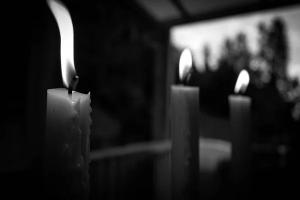 촛불의 클로즈업 — 스톡 사진