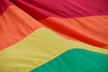 Gurur bayrağının tam kare çekimi 