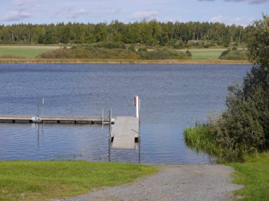 Göle karşı göl manzarası