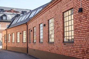 Tuğla bina manzarası 