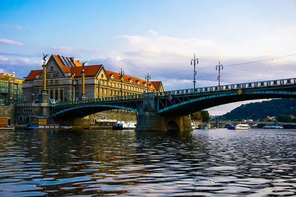 Stock image A bridge over a river in city 