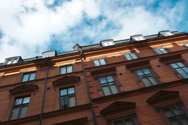 Low angle view of a building against sky
