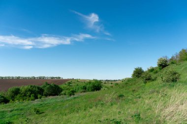 Ukrayna 'daki arazi ve yamaçlar