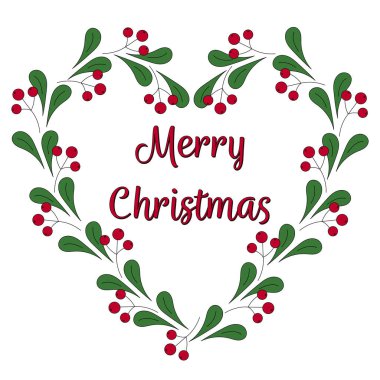 Böğürtlen Noel çelengi süslemesi