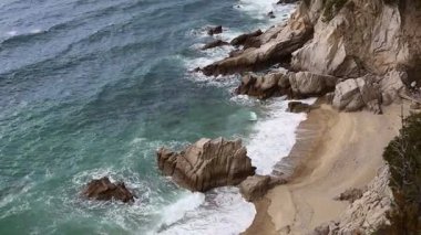 Doğanın güzel manzarası ve plaj arkaplanı.