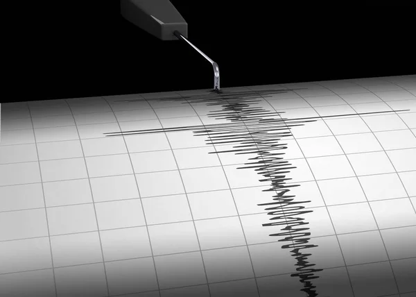 地震計 3Dレンダリング — ストック写真