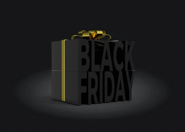 Black Friday Render — Stock Photo, Image
