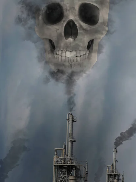 Poluição Vai Matar Nos — Fotografia de Stock