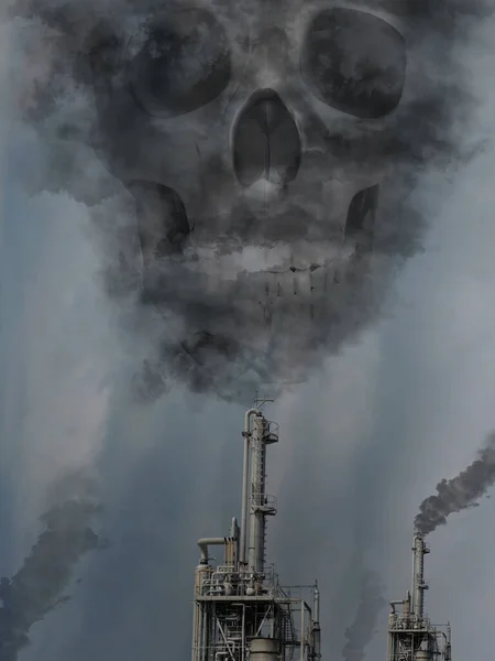 Föroreningarna Dödar Oss — Stockfoto