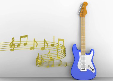 Elektro Gitar - 3D düzenleyici