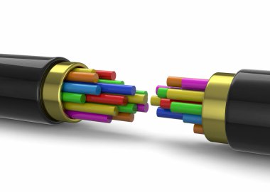 Colorful Cable - 3D render