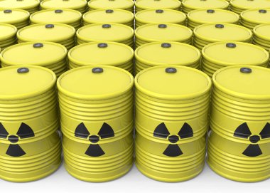 Enkaz atom enerjisi - 3d render