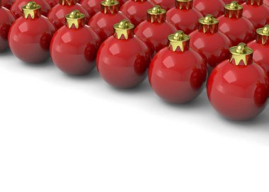 -3d render Noel topları