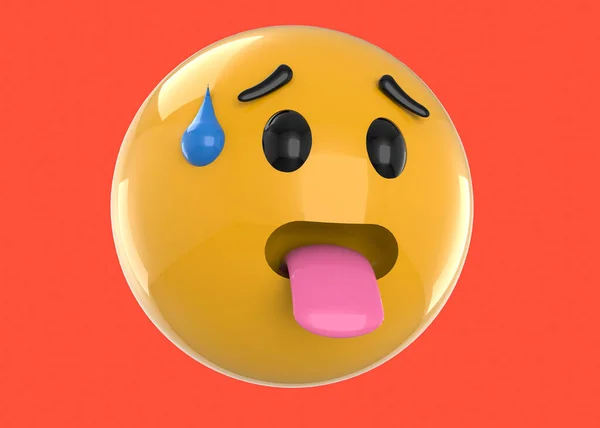 Tired Emoticon Icon — Stock Photo, Image