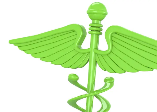 Símbolo Médico Verde — Fotografia de Stock