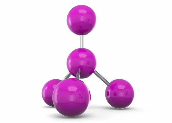 Molecule Rosa — Foto Stock
